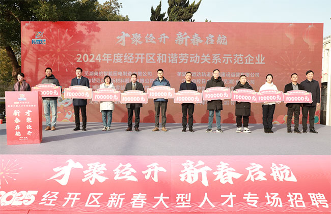 胜游亚洲网址股份荣获“和谐劳动关系示范企业”称号